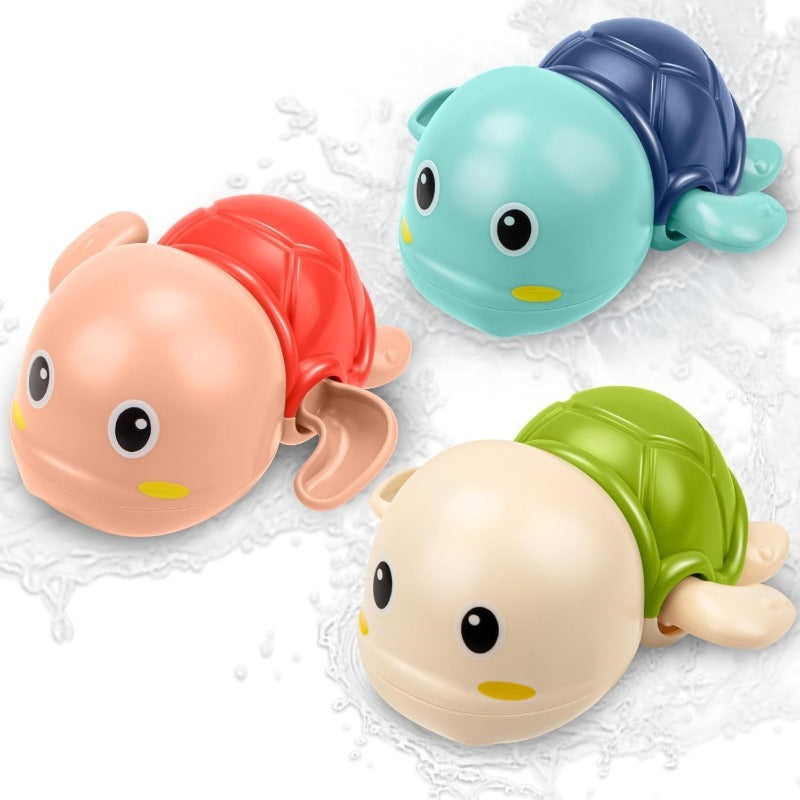 Kinder Badspielzeug Set Schwimmende Schildkröte Drei-teilig