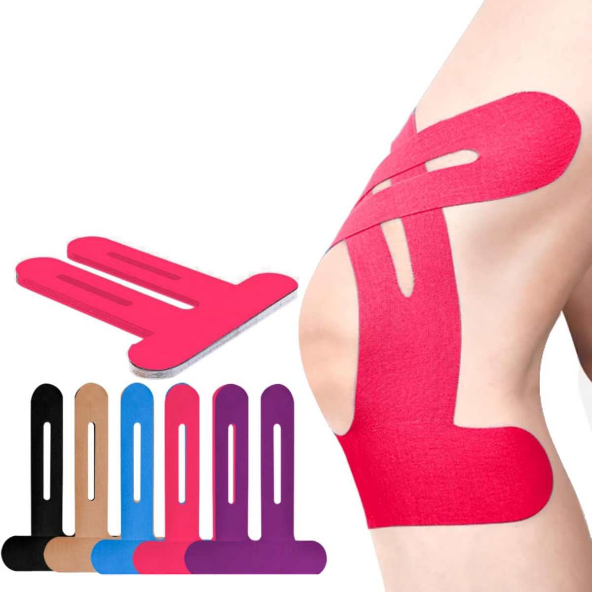Kinesiology Knee Tape 10 Pack Pre-Cut Waterproof