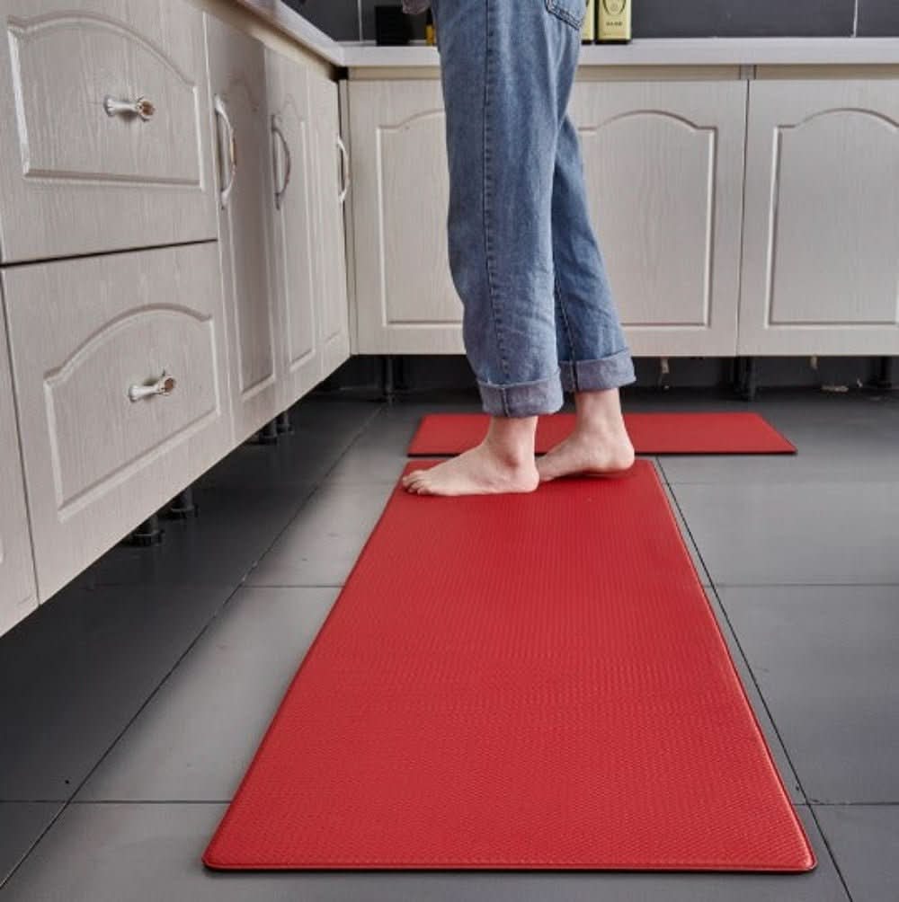Kitchen Anti-Fatigue Mat PU Cushioned Non-Slip & Water-Resistant