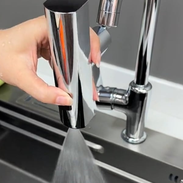Kitchen Faucet 3-Mode Spray & 360° Swivel 304 Stainless Steel