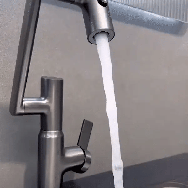 Kitchen Faucet 360° Swivel Height Adjustable & Temperature Display