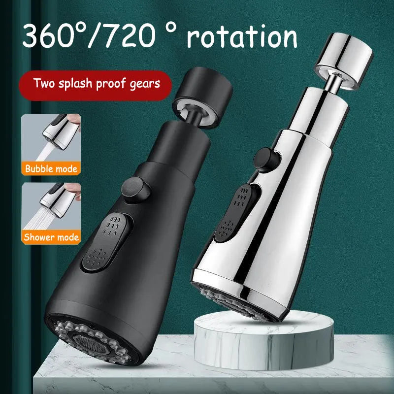 Kitchen Faucet Attachment 360° Rotating Head 3 Spray Modes
