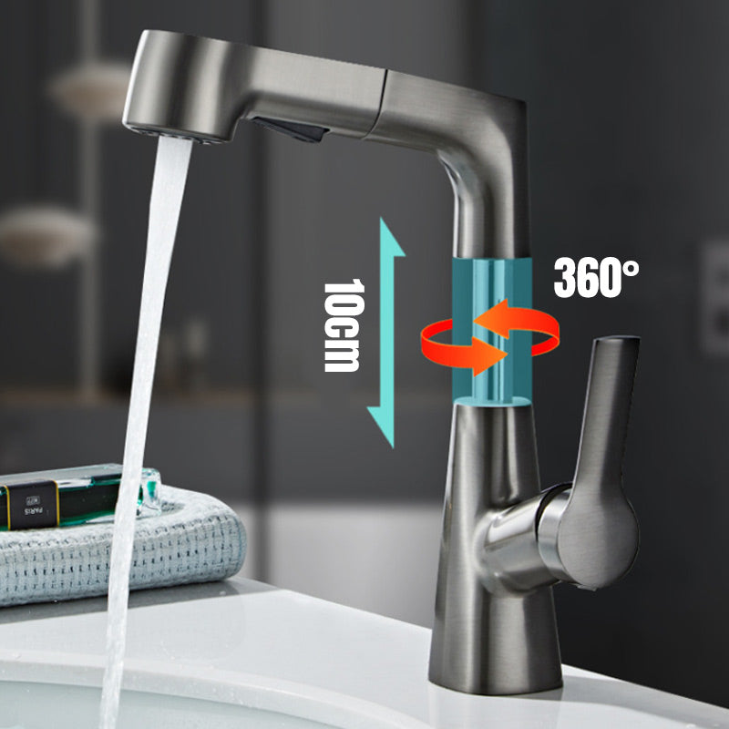 Kitchen Faucet Pull-Out Spray 360 Degree Swivel Ceramic Cartridge