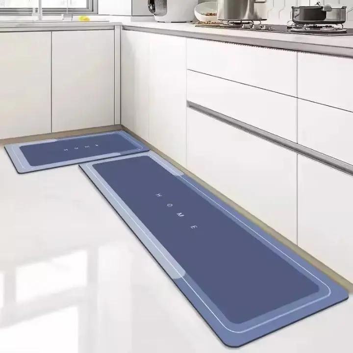 Kitchen Mat Ultra-Absorbent Padded & Non-Slip Rubber Base