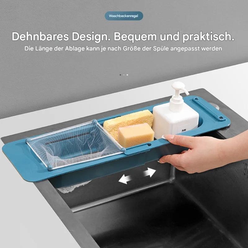 Kitchen Organizer Adjustable Space-Saving No-Drill