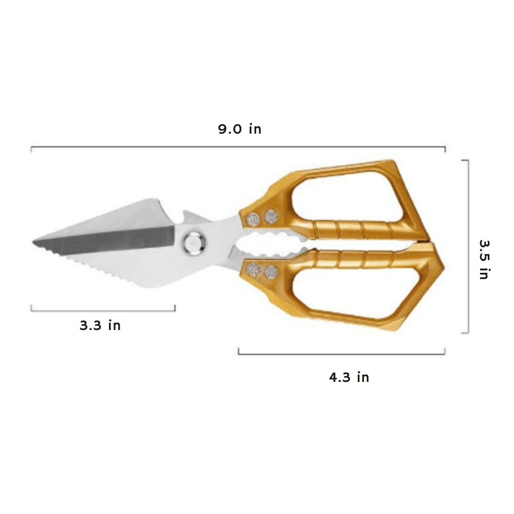 Kitchen Shears Heavy-Duty Stainless Steel Non-Slip Handle