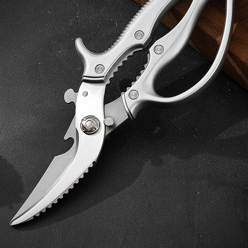 Kitchen Shears Razor-Sharp Stainless Steel Safety Lock
