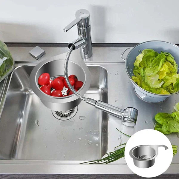 Kitchen Sink Strainer Stainless Steel Fine Mesh Universal Fit