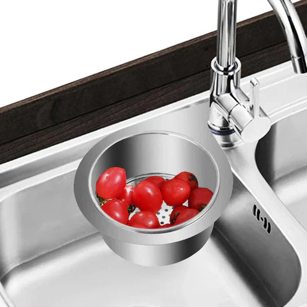 Kitchen Sink Strainer Stainless Steel Fine Mesh Universal Fit