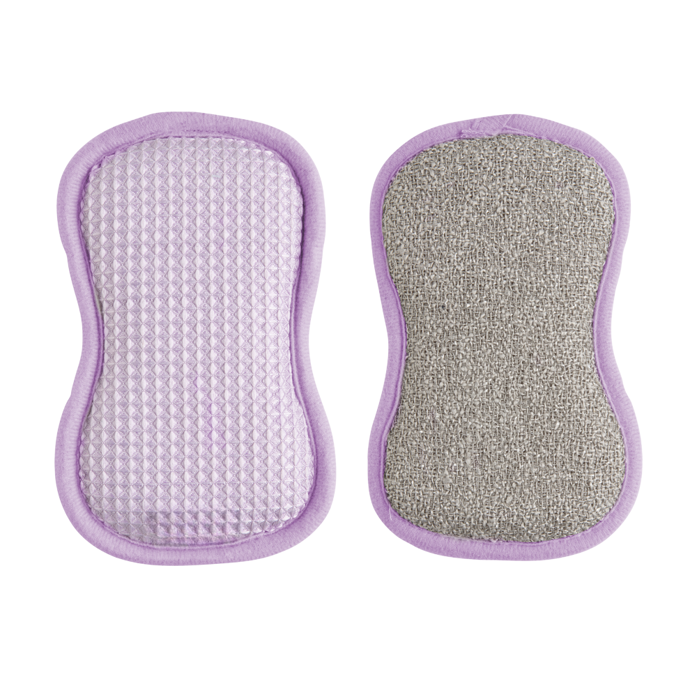 Kitchen Sponge Dual-Sided Scrub & Microfiber 5-Pack