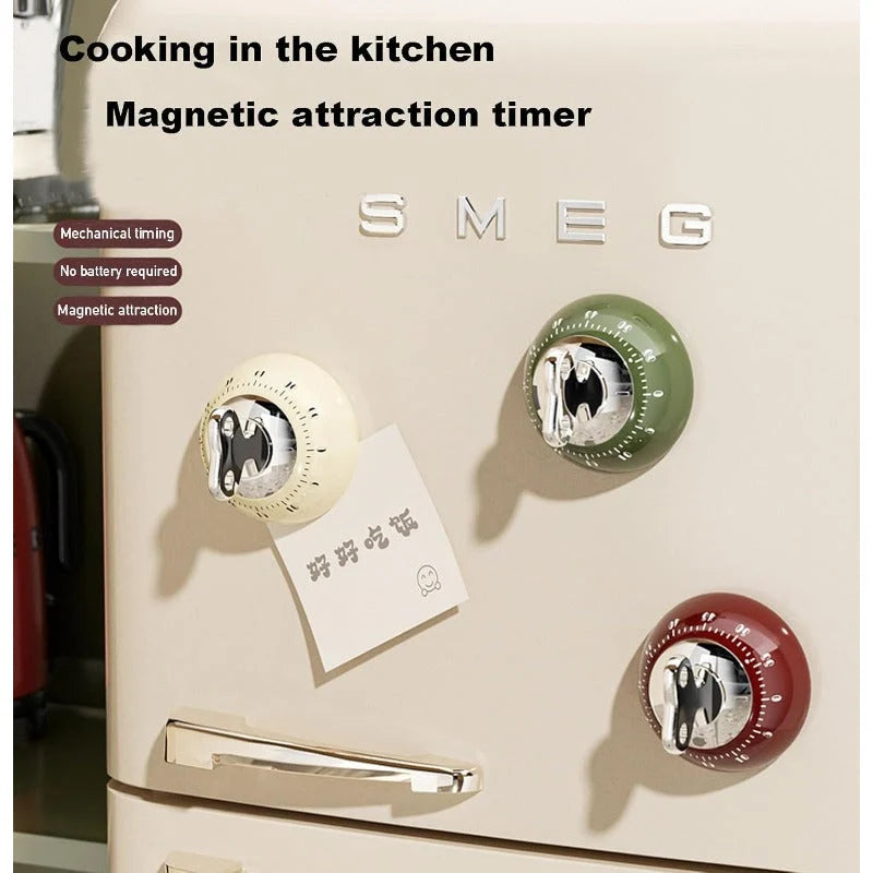 Kitchen Timer Mechanical & Magnetic 55-Minute