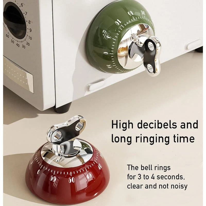 Kitchen Timer Mechanical & Magnetic 55-Minute