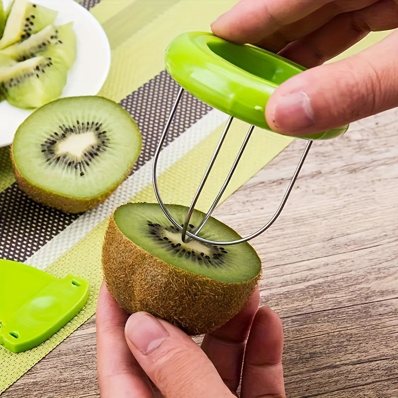 Kiwi Slicer Stainless Steel Blades Non-Slip Dishwasher Safe