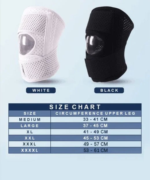 Knee Brace Shock-Absorbing Shell & Lateral Support