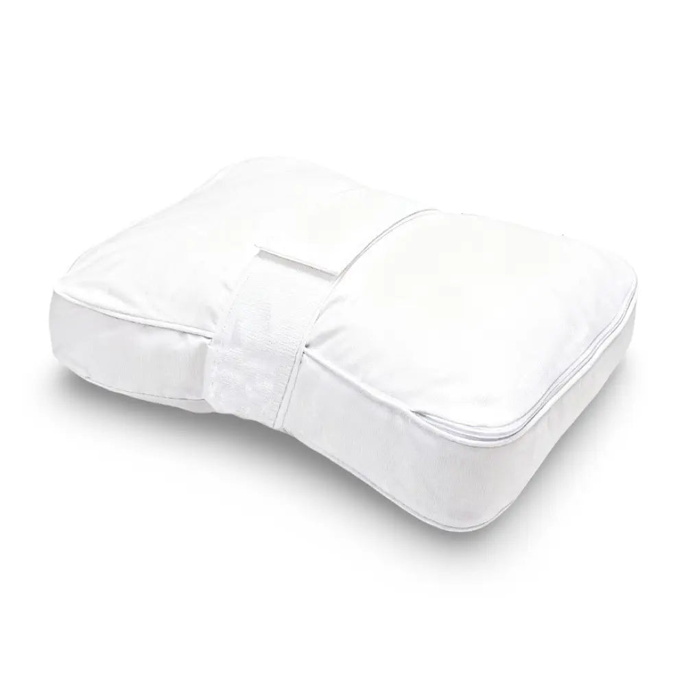 Knee Pillow Contoured Memory Foam Adjustable Strap Washable Cover