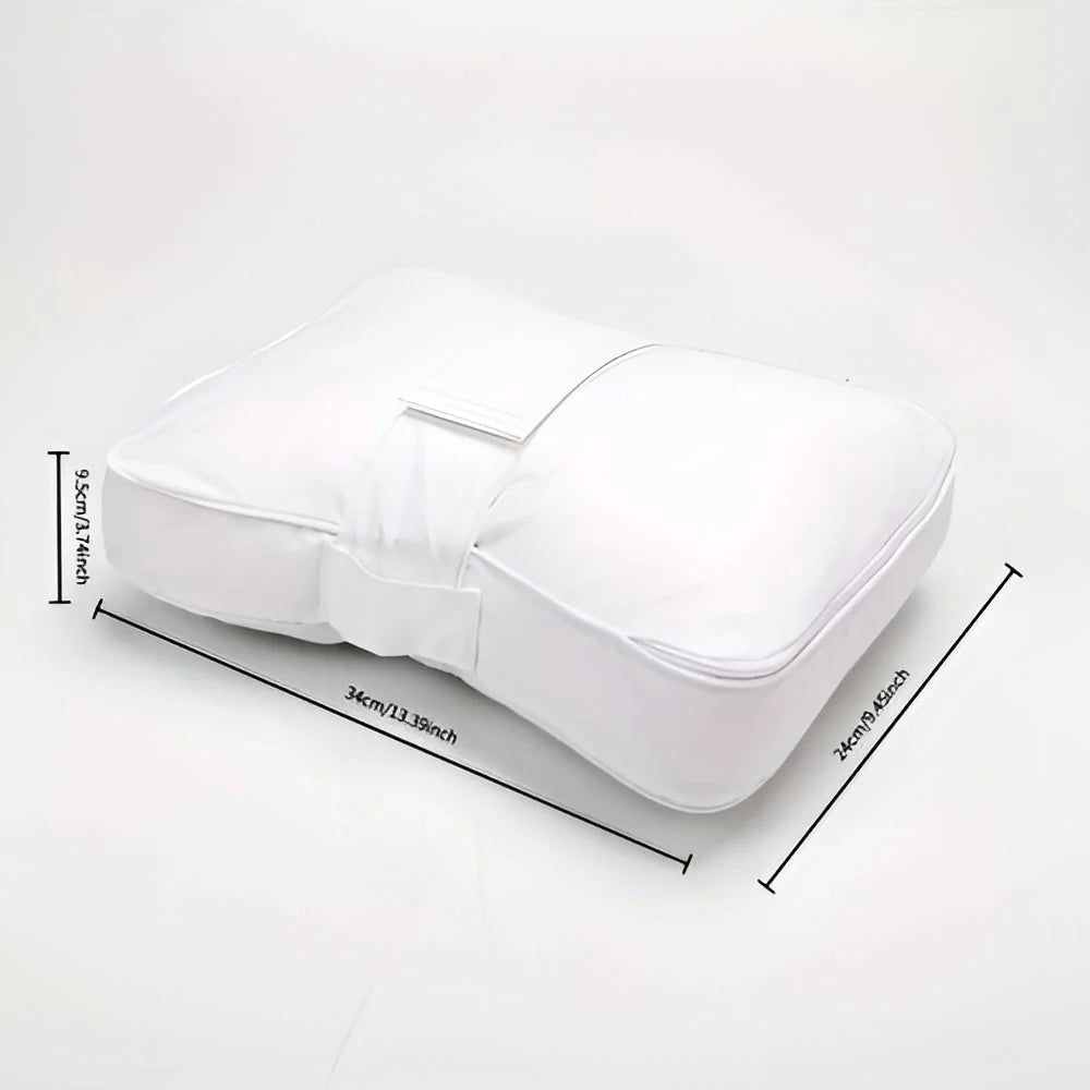 Knee Pillow Ergonomic Contour Memory Foam & Adjustable Strap