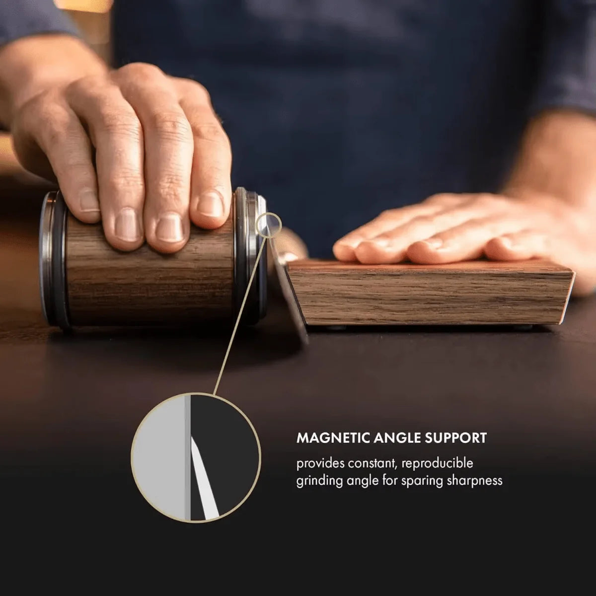 Knife Sharpener Diamond & Ceramic Magnetic Angle