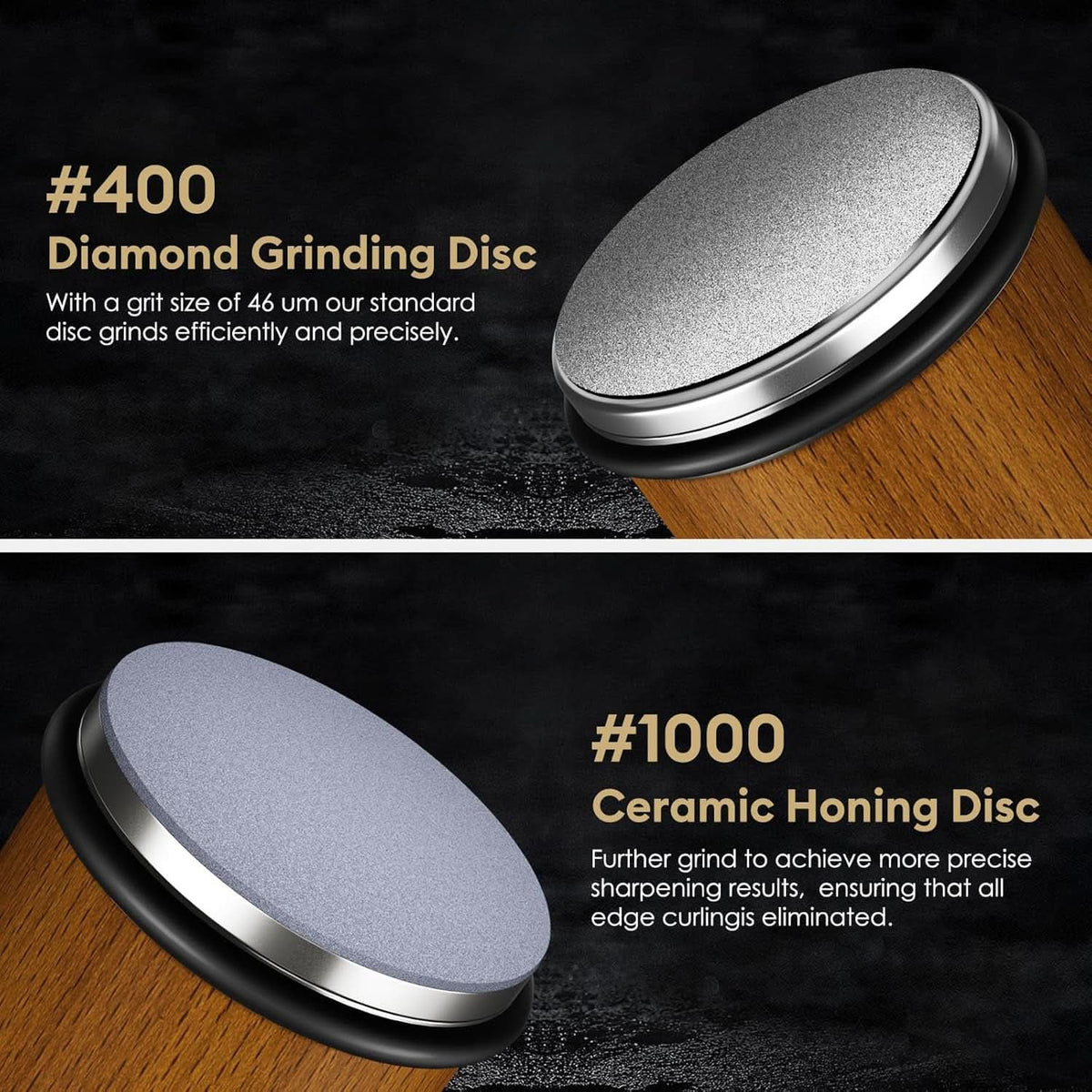 Knife Sharpener Diamond & Ceramic Magnetic Angle