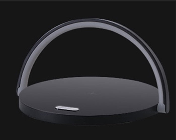 LED Bedside Lamp Qi Wireless Charger Touch Dimmer Foldable