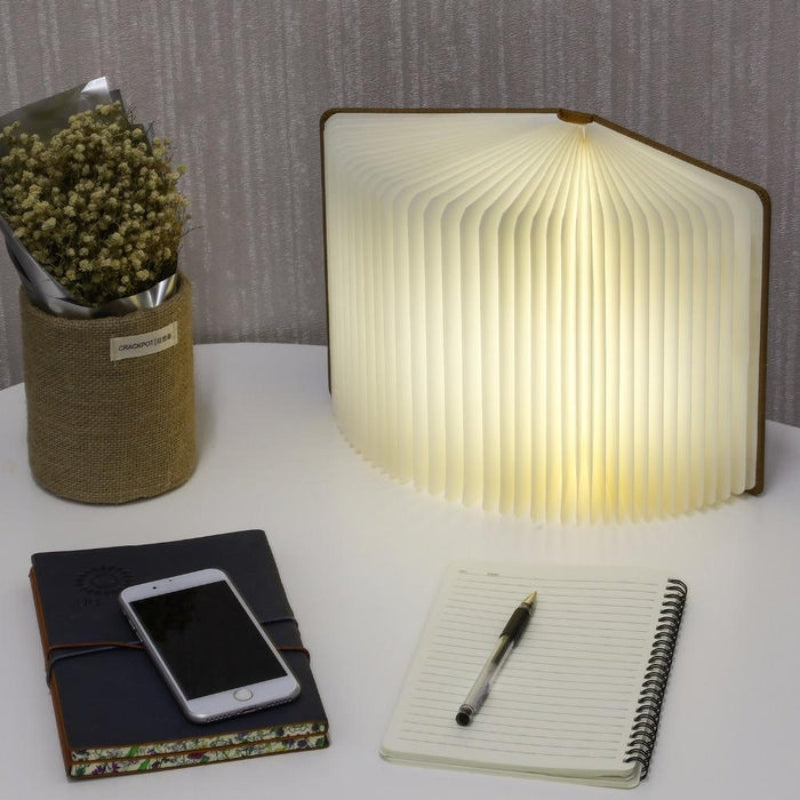 LED Book Lamp Foldable Rechargeable Stepless Brightness