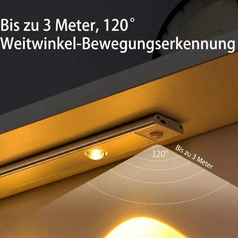 LED Cabinet Light Motion Sensor 3-Color Rechargeable