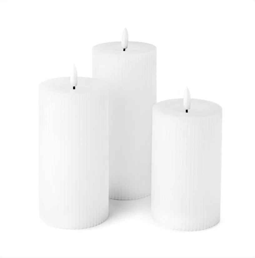 LED Candle Set Wireless Touch Control Set of 3
