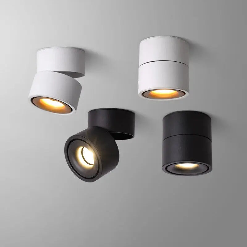 LED Ceiling Spotlight 350° Rotatable 85° Swivel Warm White