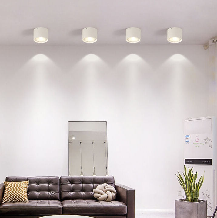 LED Ceiling Spotlight Adjustable Integrated COB Low Profile