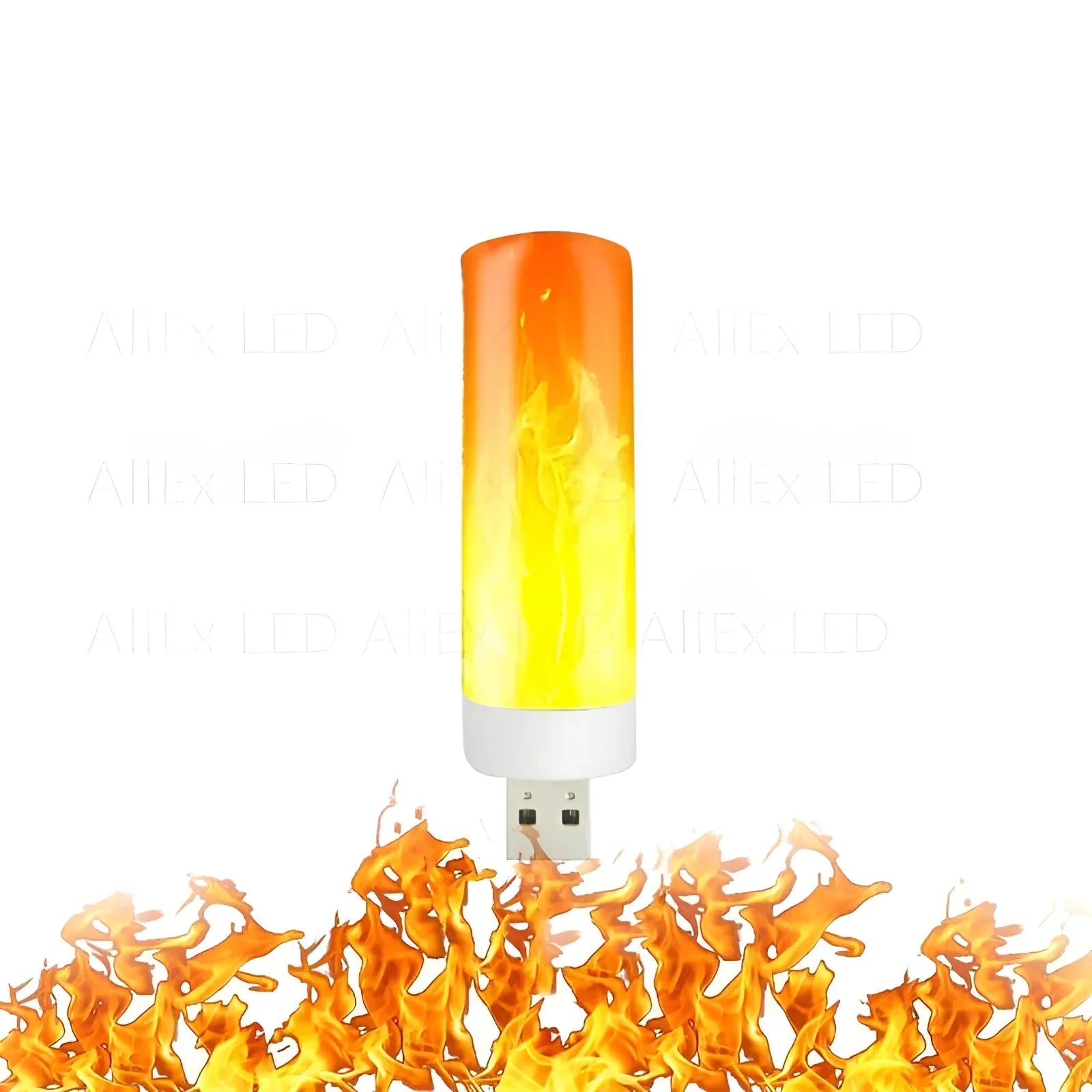 LED Flame Bulb Realistic Flicker E27 Warm Yellow