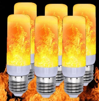 LED Flame Bulb Realistic Flicker E27 Warm Yellow