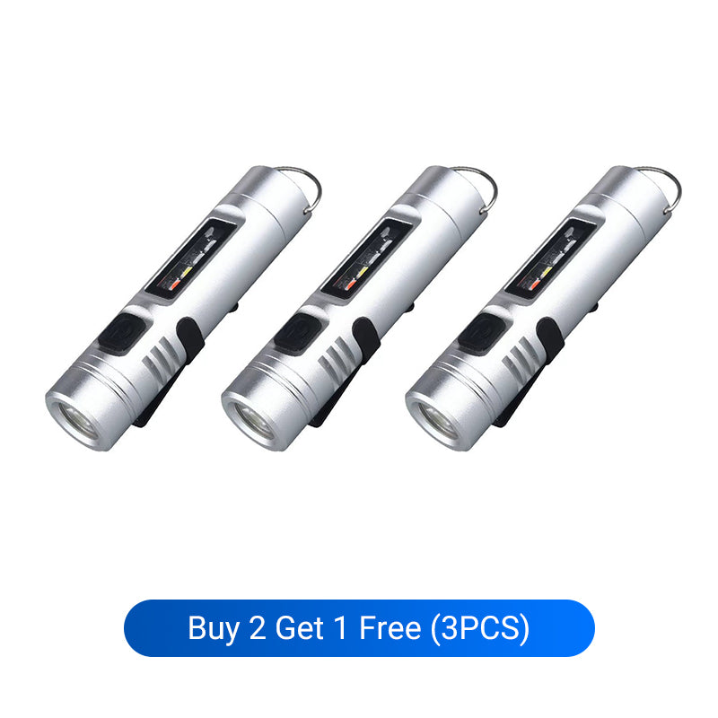 LED Flashlight 5-In-1 500 Lumens USB-C Rechargeable