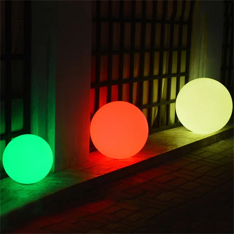 LED Globe Light Battery-Powered Remote Control & 16 Colors