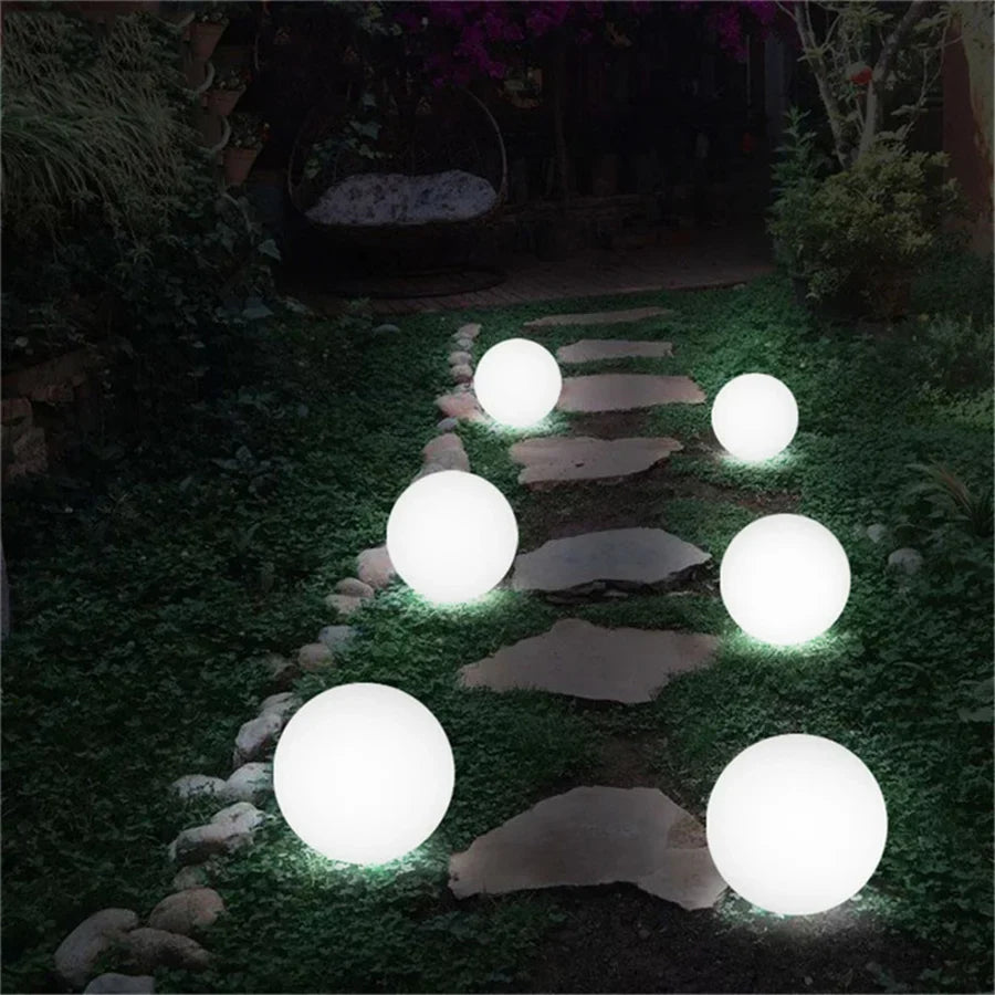 LED Globe Light Battery-Powered Remote Control & 16 Colors