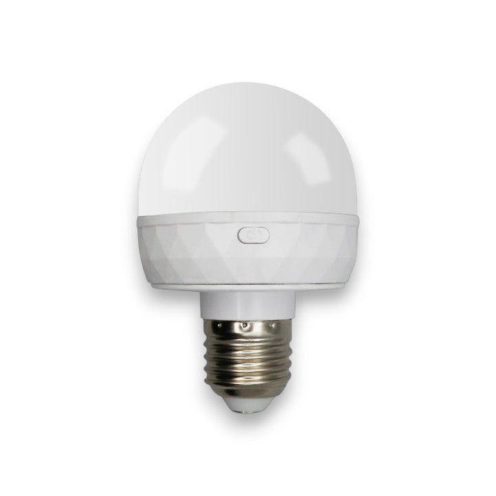 LED Light Bulb Rechargeable USB-C 15 Color Modes Remote