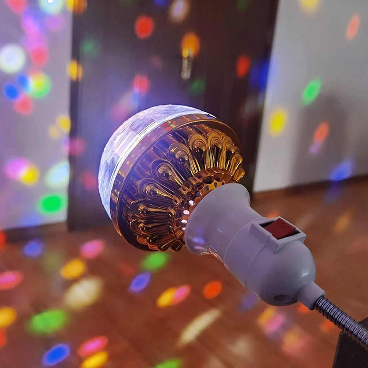 LED Party Bulb Multicolor Projection E27 Socket