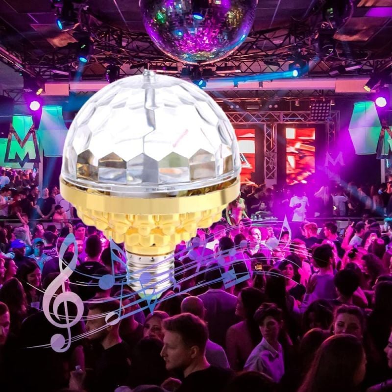 LED Party Bulb Multicolor Projection E27 Socket