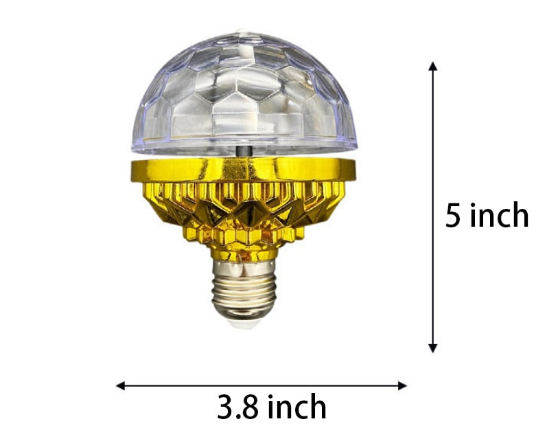 LED Party Bulb Multicolor Projection E27 Socket