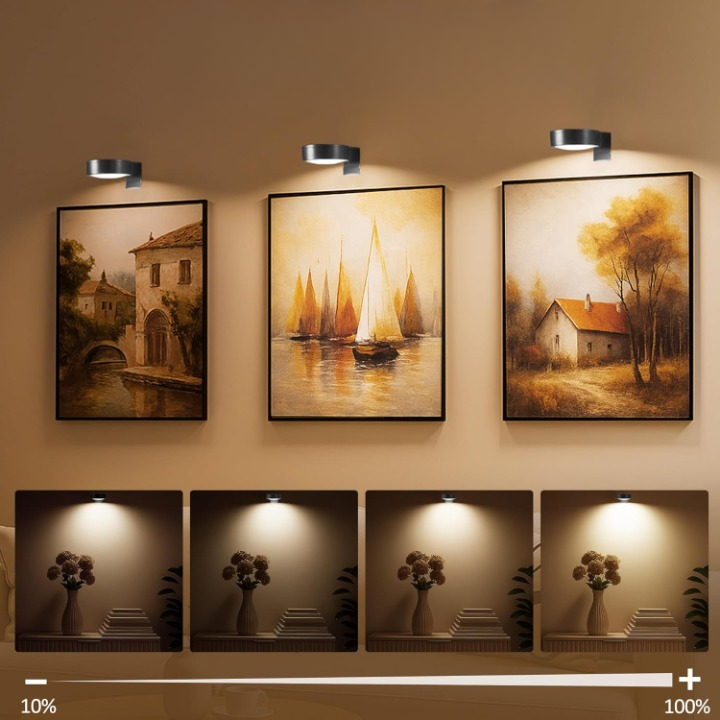 LED Picture Light Wireless Magnetic Remote Control & Timer