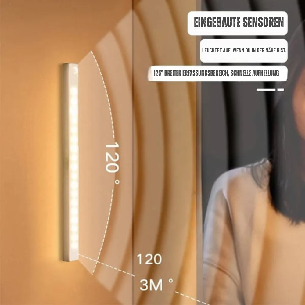 LED Sensor Lamp Motion-Activated USB Rechargeable & Magnetic Mount