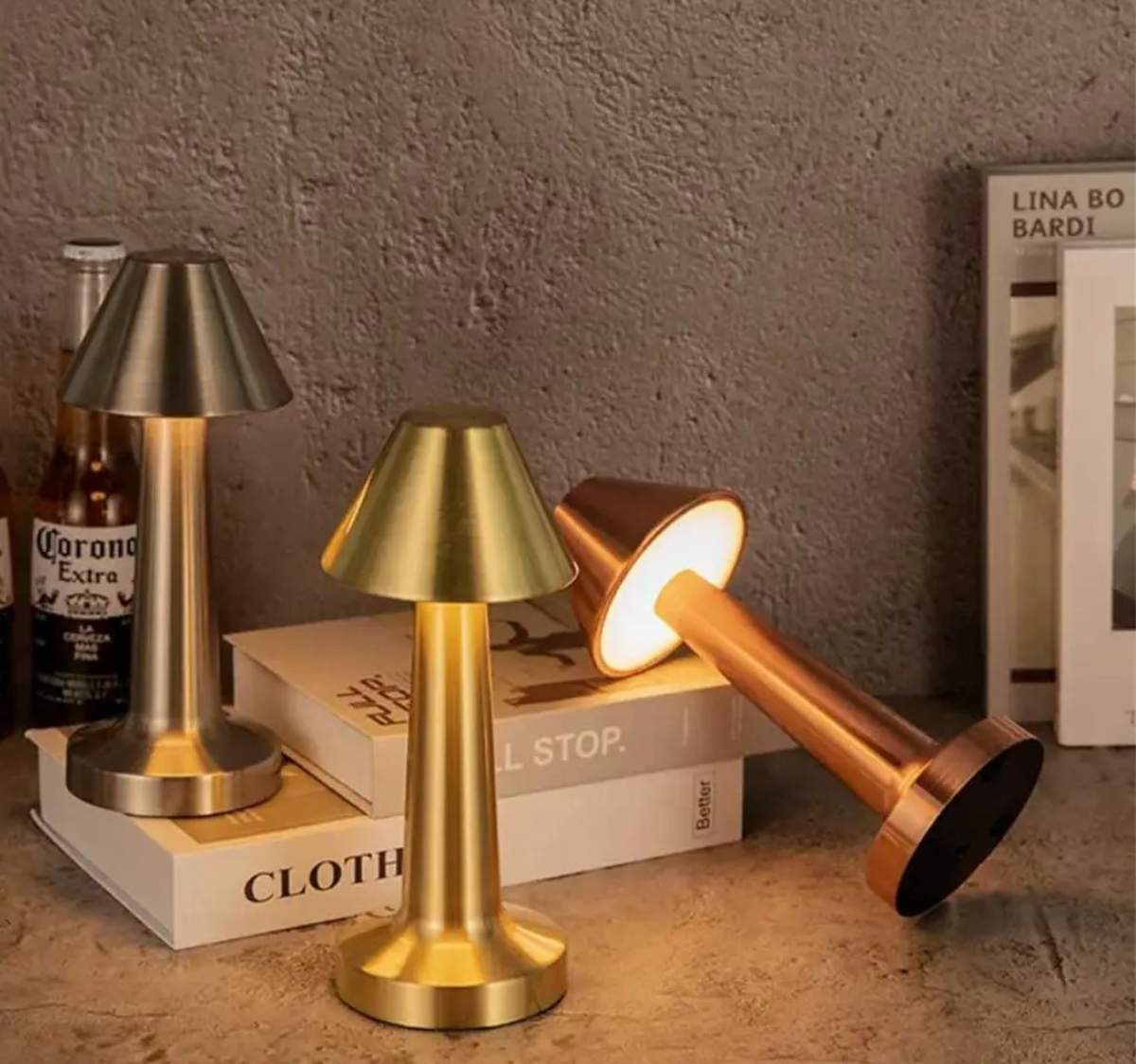 LED Table Lamp Cordless Touch Dimmable