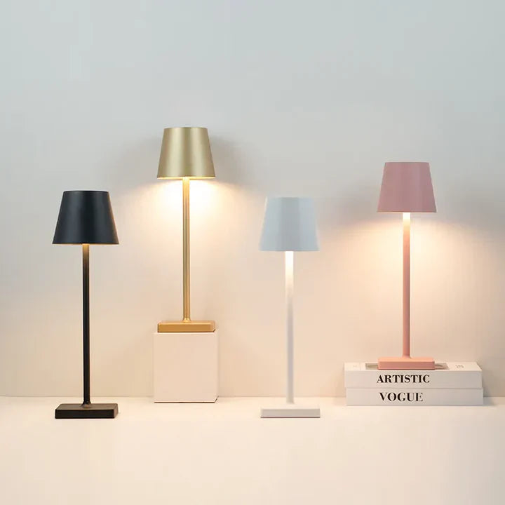 LED Table Lamp Cordless Touch Dimmer 16 Hour Battery