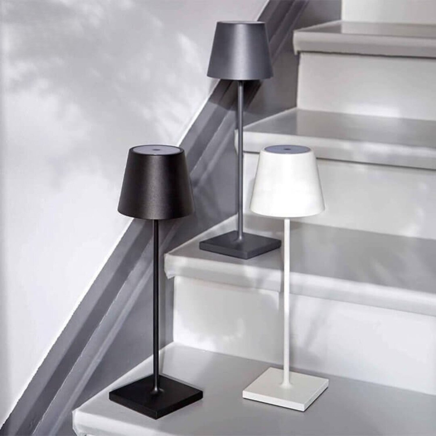 LED Table Lamp Cordless Touch Dimmer 16 Hour Battery