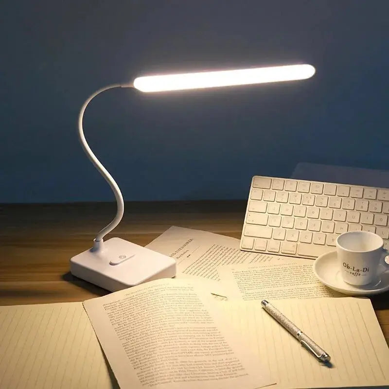 LED Table Lamp Touch Control Phone Holder USB Rechargeable