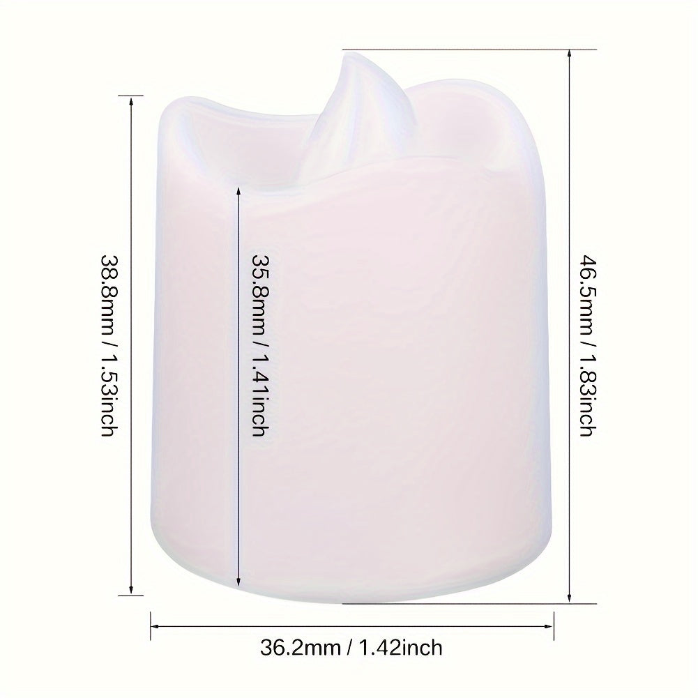 LED Tealights Flameless Flickering Warm White