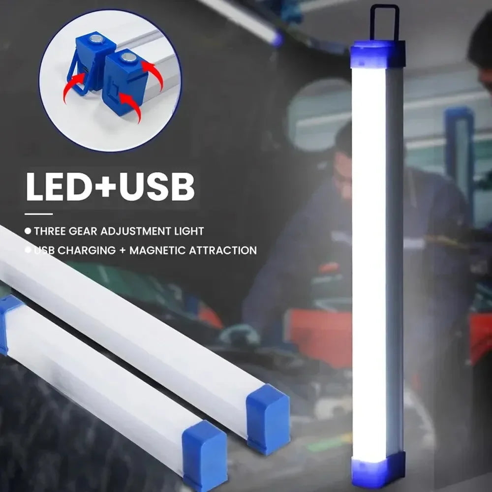 LED Tube Light Magnetic USB Rechargeable Dual Modes