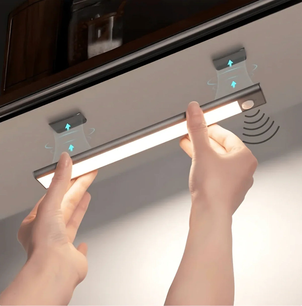 LED Under-Cabinet Light Motion Sensor Magnetic Mount Rechargeable