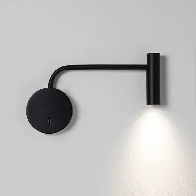 LED Wall Lamp Adjustable Swivel Arm Glare-Free