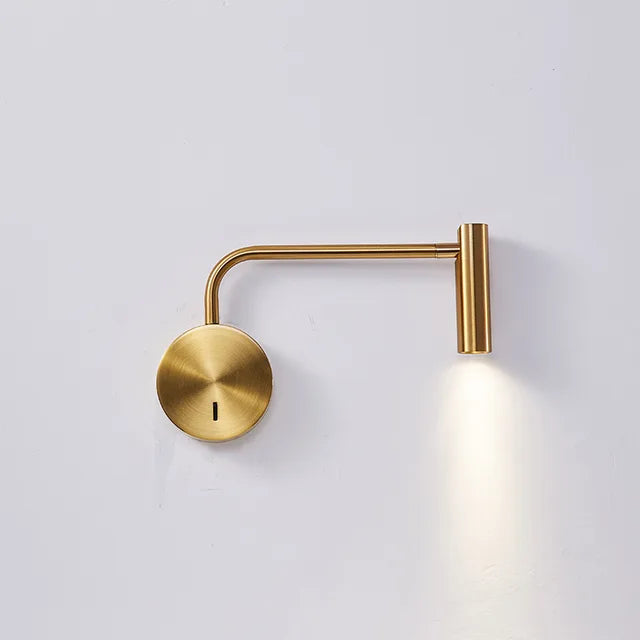 LED Wall Lamp Adjustable Swivel Arm Glare-Free