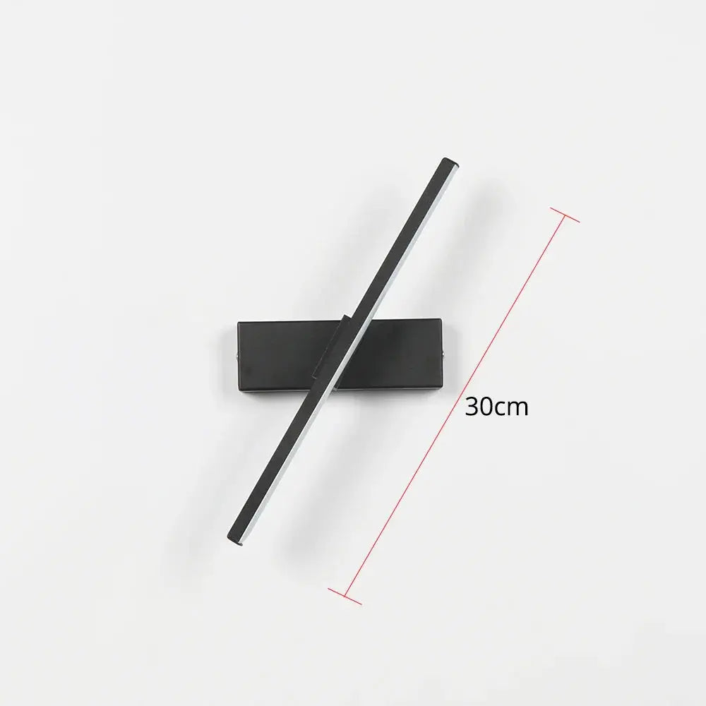LED Wall Lamp Aluminum 330° Swivel Selectable Color Temp