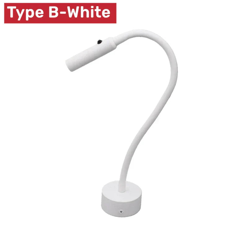 LED Wall Lamp Swivel Arm & 3 Color Temperatures
